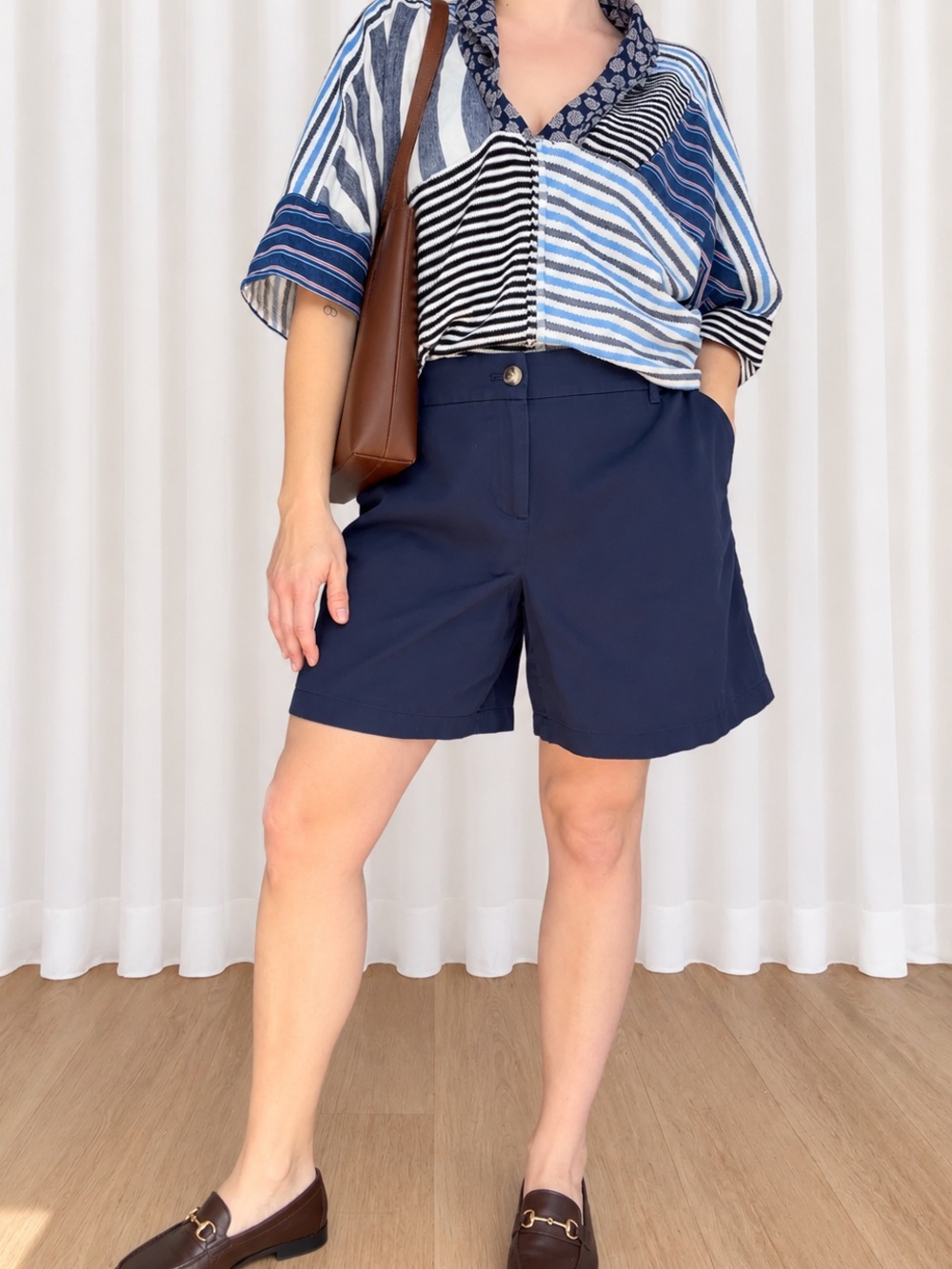J.Crew NWT Navy 7” Chino Shorts Size 14